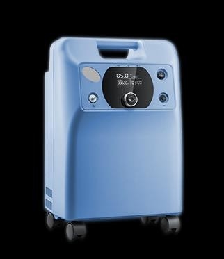 جهاز التنفس الصناعي المحمول للعناية المنزلية ، جهاز تركيز الأوكسجين ، التدفق المستمر 1-7 لتر / دقيقة
