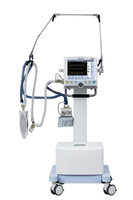 100 جهاز إنذار متنقل Icu Ventilator ، جهاز تنفس للعناية المركزة بالهواء المضغوط
