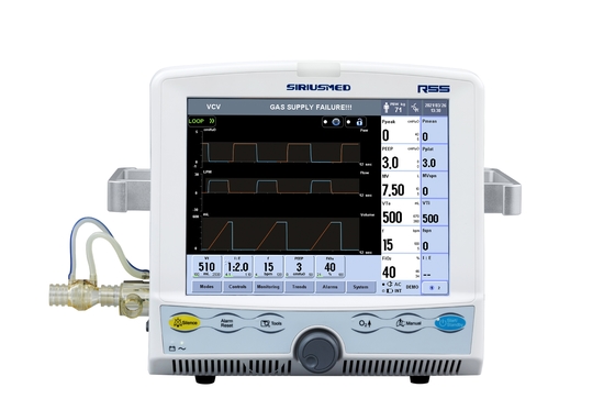 حجم صغير جهاز التنفس الصناعي Siriusmed إعدادات المريض مخزنة تلقائيًا