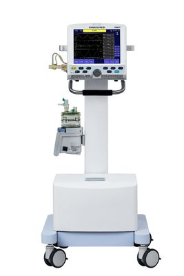 ICU Purple Horn Ventilator VCV PCV أوضاع مع شاشة لمس TFT مقاس 12.1 بوصة