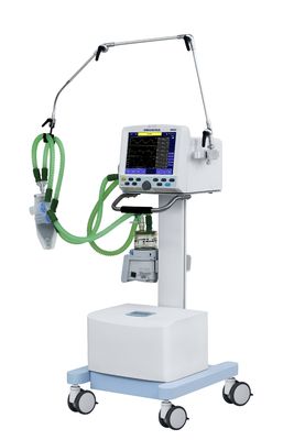 ICU Purple Horn Ventilator VCV PCV أوضاع مع شاشة لمس TFT مقاس 12.1 بوصة