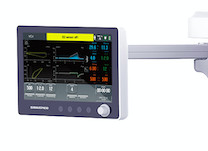 جهاز التنفس الصناعي لجهاز التخدير مع شاشة لمس ملونة TFT LCD مقاس 10 بوصات