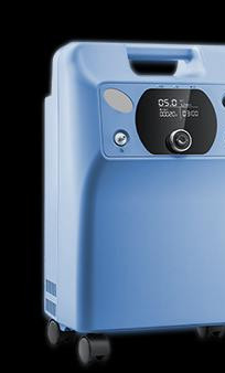 جهاز التنفس الصناعي للعناية المنزلية 5 لتر ، آلة تركيز الأوكسجين 350 واط 96٪