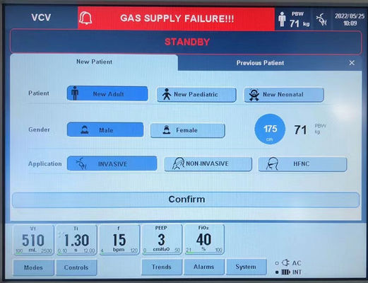 ICU Room Purple Horn Ventilator Electric for Adult
